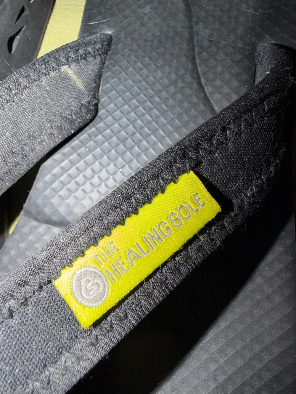 The Healing Sole Black Flip Flop Sandals